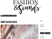 Tablet Screenshot of fashionandsounds.com